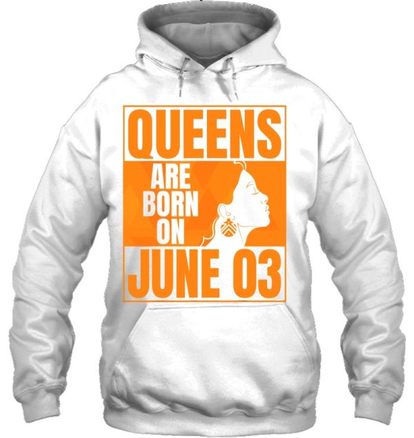 Queens Are Born On June 3Rd Bday Print Queen June 3 Birthday