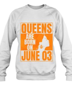 Queens Are Born On June 3Rd Bday Print Queen June 3 Birthday 4