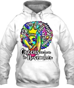 Queens Born November Black Girl Scorpio Saggittarius Gift 3