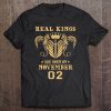 Real Kings Are Born In November 02Nd Birthday Gift