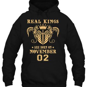 Real Kings Are Born In November 02Nd Birthday Gift 3