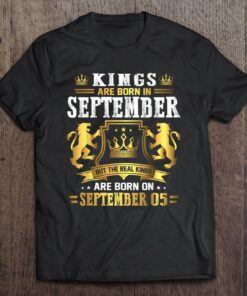 Real Kings Are Born On September 5Th Birthday Gift 1