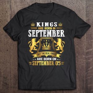 Real Kings Are Born On September 5Th Birthday Gift