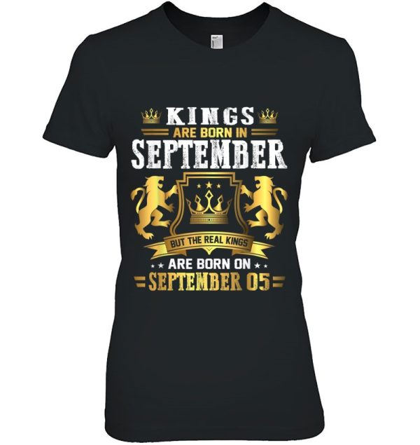 Real Kings Are Born On September 5Th Birthday Gift