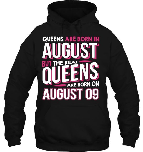 Real Queens Are Born On August 09 9Th Birthday Gifts