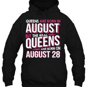 Real Queens Are Born On August 28 28Th Birthday Gift 3