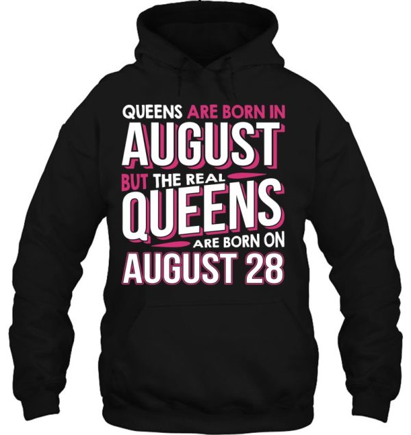 Real Queens Are Born On August 28 28Th Birthday Gift