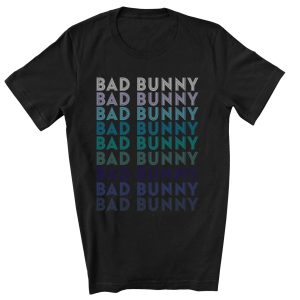 Retro Pattern Bad Bunny T-shirt