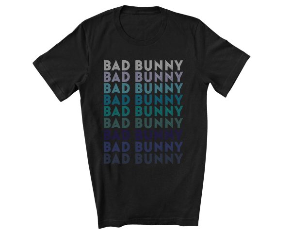 Retro Pattern Bad Bunny T-shirt