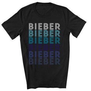 Retro Pattern Justin Bieber T-shirt