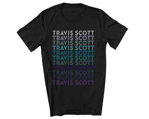 Retro Pattern Travis Scott T-shirt