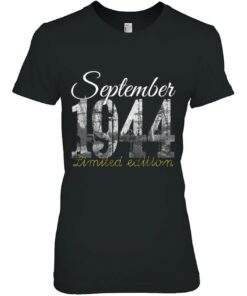 September 1944 Tee 78 Years Old Shirt 1944 78Th Birthday Gift 2