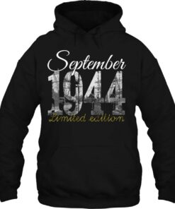 September 1944 Tee 78 Years Old Shirt 1944 78Th Birthday Gift 3