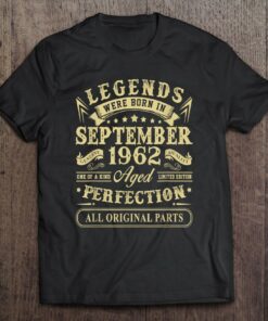 September 1962 60Th Birthday Gift 60 Years Old Men Women 1