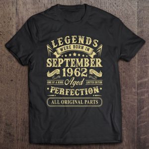 September 1962 60Th Birthday Gift 60 Years Old Men Women