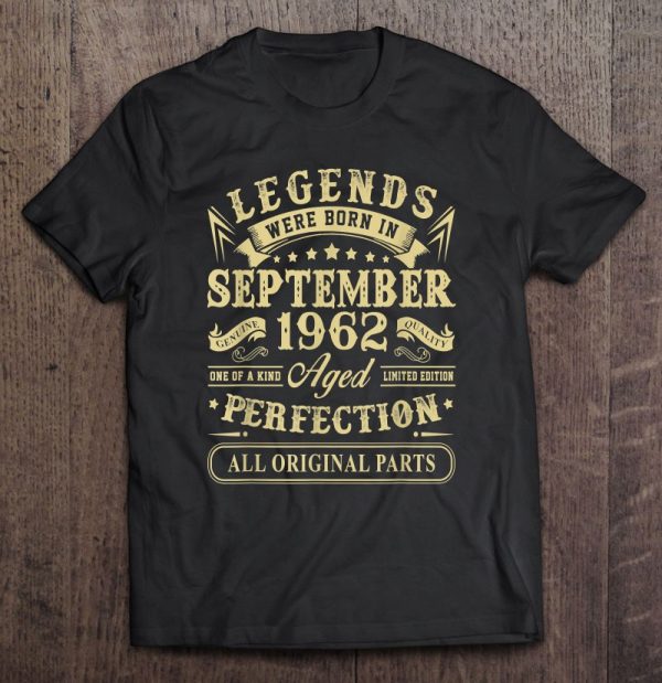 September 1962 60Th Birthday Gift 60 Years Old Men Women