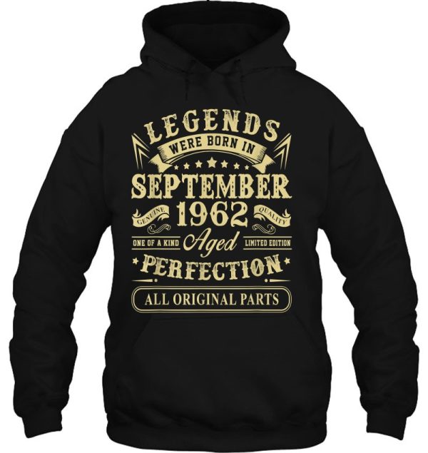 September 1962 60Th Birthday Gift 60 Years Old Men Women