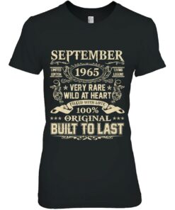 September 1965 Shirt 57 Years Old 57Th Birthday Gifts 2
