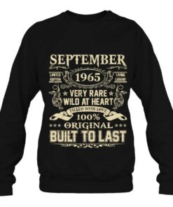 September 1965 Shirt 57 Years Old 57Th Birthday Gifts 4