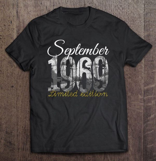 September 1969 Tee 53 Years Old Shirt 1969 53Rd Birthday Gift