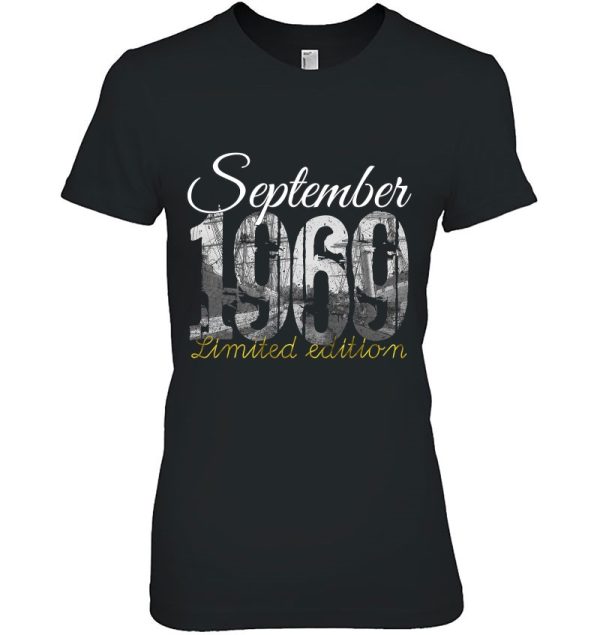 September 1969 Tee 53 Years Old Shirt 1969 53Rd Birthday Gift