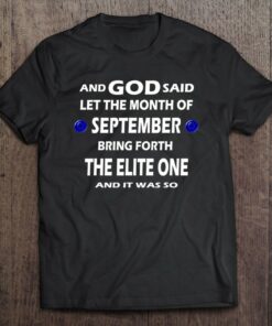 September Birthday Birthstone Virgo Libra Shirt Gift Idea 1