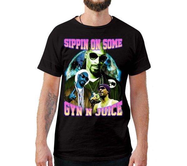 Sippin On Some Gin N Juice Vintage Style T-Shirt