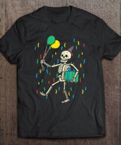 Skeleton Birthday Funny Happy Halloween Bday Boys Kids 1