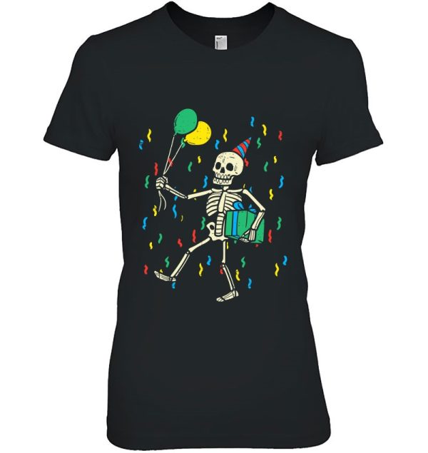 Skeleton Birthday Funny Happy Halloween Bday Boys Kids