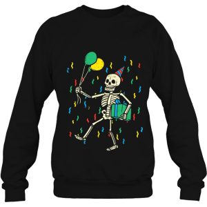 Skeleton Birthday Funny Happy Halloween Bday Boys Kids 4