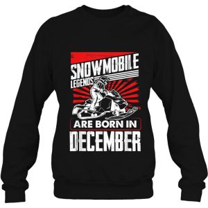 Snowmobile Birthday Snowmobile Legends Born In December 4