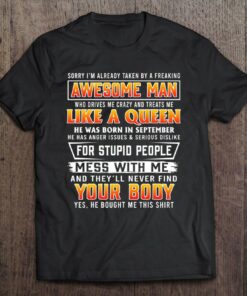 Sorry Im Already Taken By A September Awesome Man 1