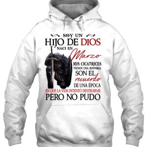 Soy Un Hijo De Dios Nac En Marzo Camiseta Para Hombre Nio 3