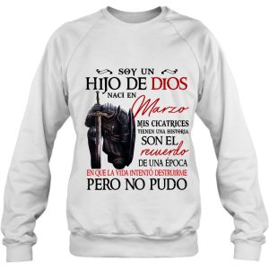 Soy Un Hijo De Dios Nac En Marzo Camiseta Para Hombre Nio 4