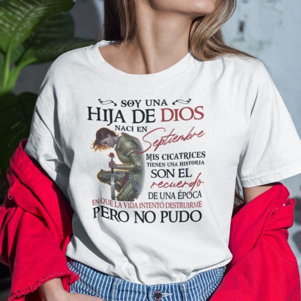 Soy Una Hija De Dios Naci En Septiembre Shirt