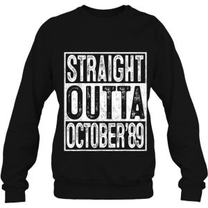 Straight Outta October 1989 33Rd Birthday Gift 33 Year Old 4