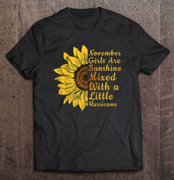 Sunflower Born In November Birthday Gift For Women