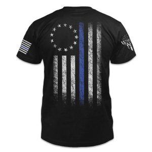 Thin Blue Line Betsy Ross Flag