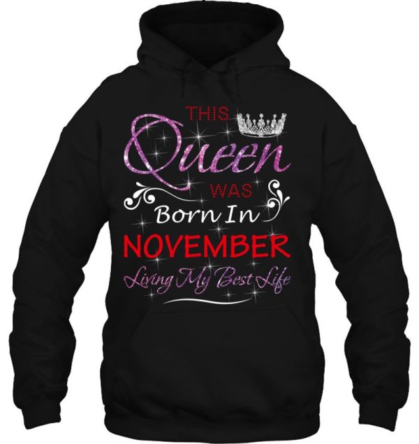 This Queen Was Born In November Birthday Gifts Wife Sister