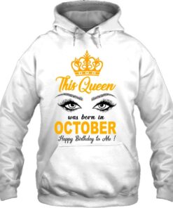 This Queen Was Born In October Birthday Design 3
