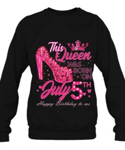 This Queen Was Born On July 5 July 5Th Birthday High Heels 4