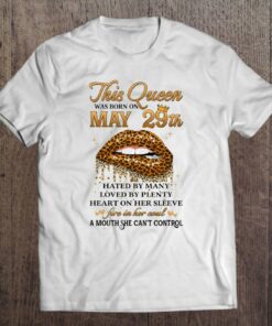 This Queen Was Born On May 29Th Leopard Lips Birthday 1