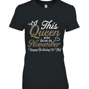 This Queens Was Born In November Cute Birthday Women Girls