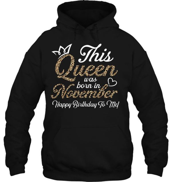 This Queens Was Born In November Cute Birthday Women Girls