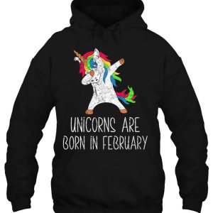 Unicorns Are Born In February Dabbing Vintage 3