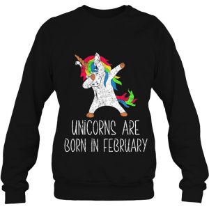 Unicorns Are Born In February Dabbing Vintage 4