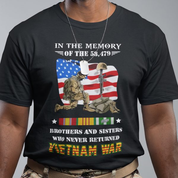 Vietnam Veteran Shirt Memory Brothers And Sisters Never Returned