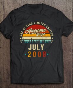 Vintage 15Th Birthday Awesome Since July 2008 Epic Legend 1
