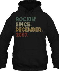 Vintage 15Th Birthday Rockin Since December 2007 15 Years Old 3