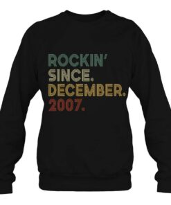 Vintage 15Th Birthday Rockin Since December 2007 15 Years Old 4